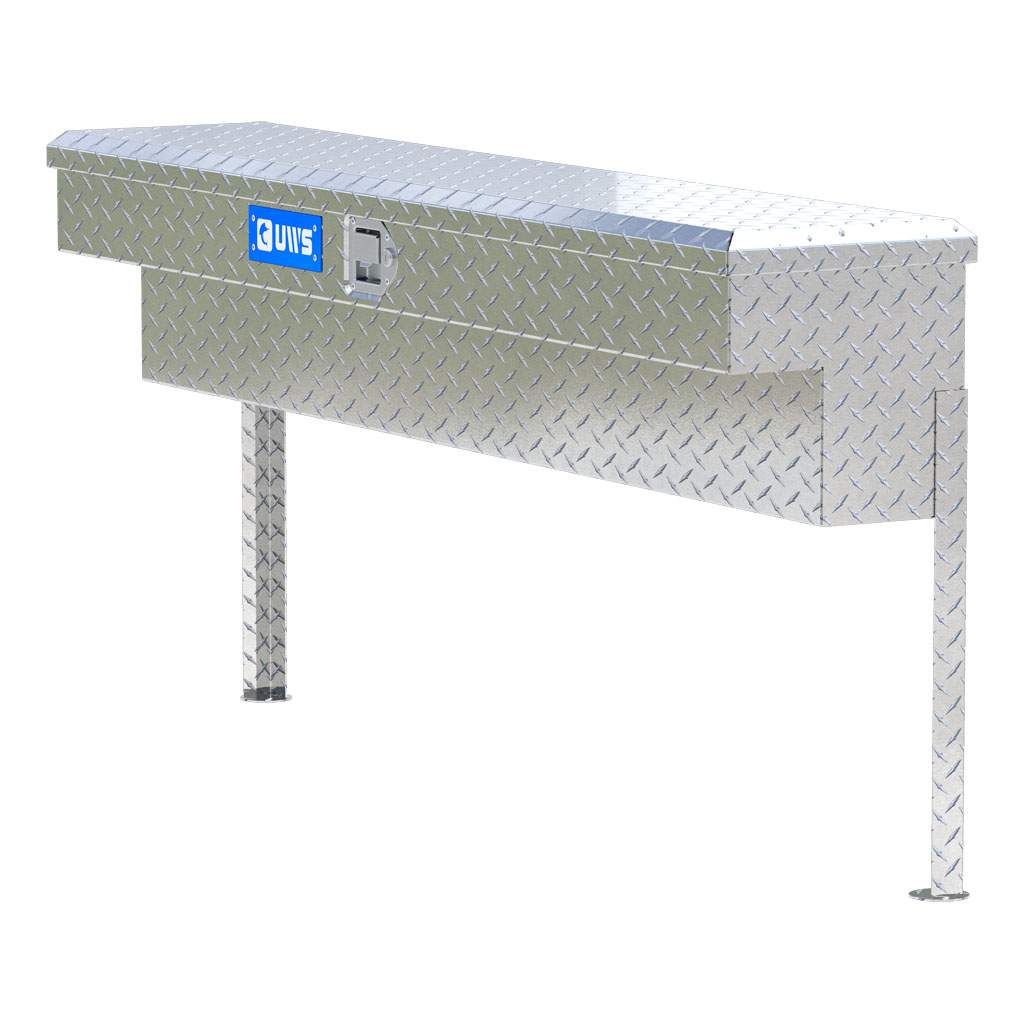 Bright Aluminum 60" Truck Side Tool Box (LTL Shipping Only)