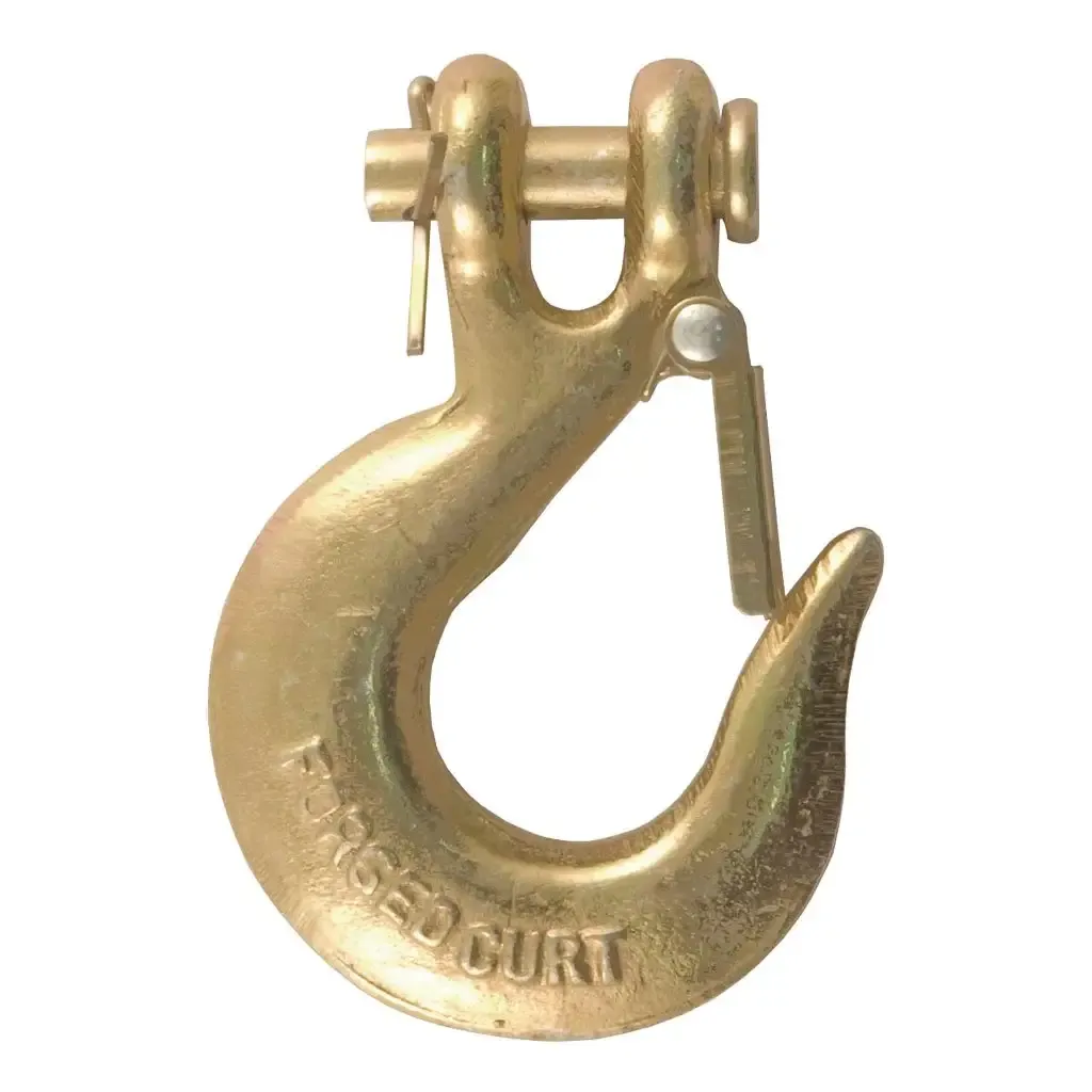1/4" Safety Latch Clevis Hook (12,600 lbs, 5/16" Pin)