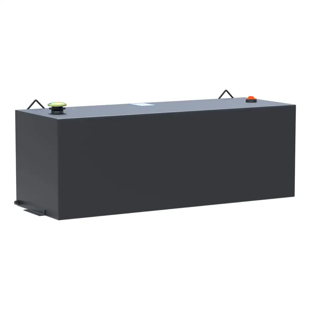 Matte Black 100-Gallon Rectangle Steel Transfer Tank