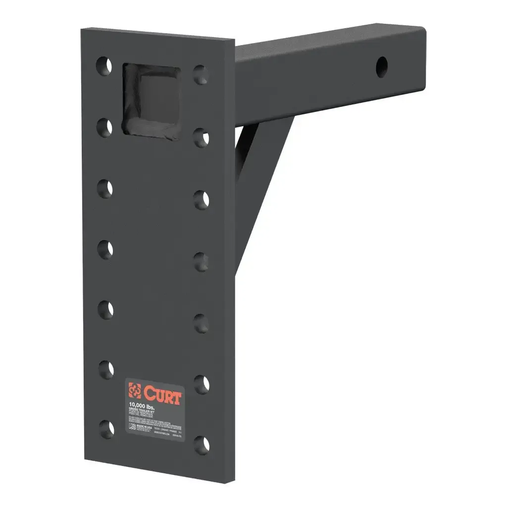 Adjustable Pintle Mount (2 Adjustable Pintle Mount (2" Shank, 10,000 lbs., 13" High, 10" Long)