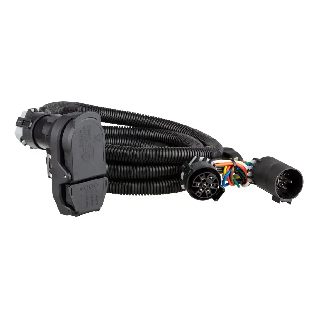 7' Custom Wiring Extension Harness (Adds 4-Way, 7-Way RV Blade to Truck Bed) 7' Custom Wiring Extension Harness (Adds 4-Way, 7-Way RV Blade to Truck Bed)