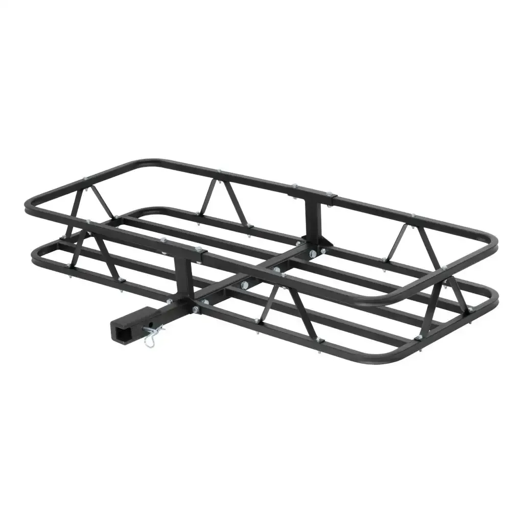 48 48" x 20" Black Steel Basket Cargo Carrier (1-1/4", 2" Adapter, 500 lbs.)