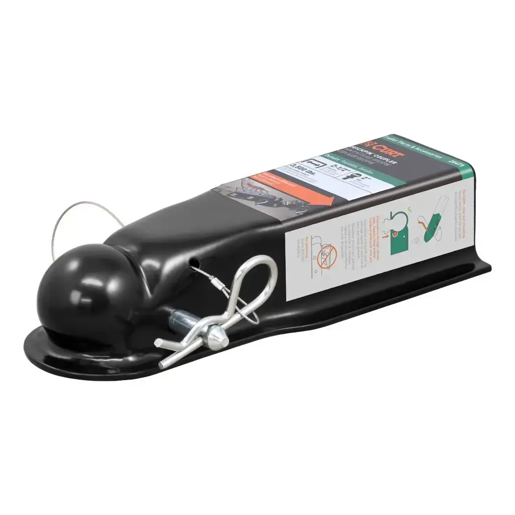 QuickPin No-Latch 2 QuickPin No-Latch 2" Trailer Coupler (2-1/2" Channel, 3,500 lbs)