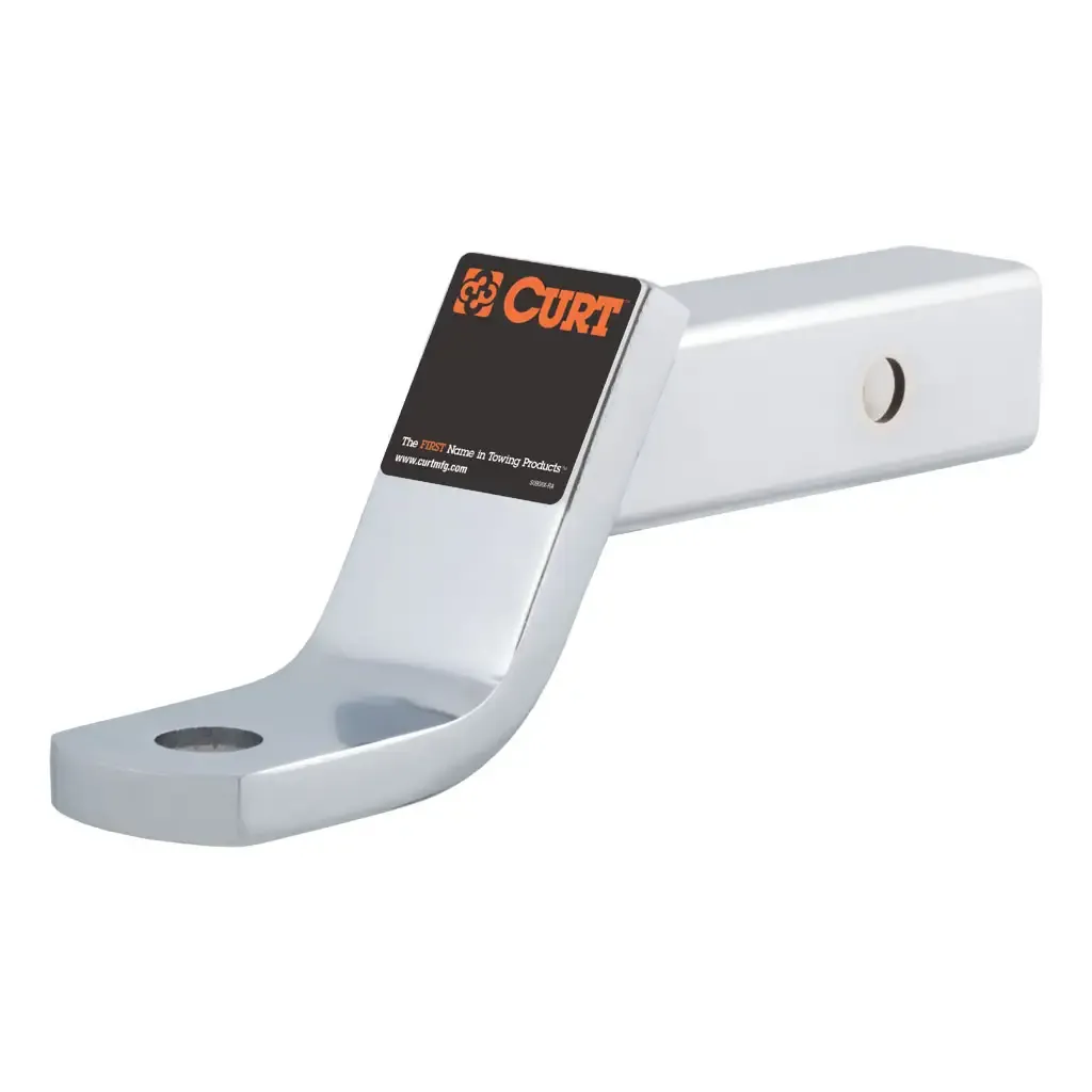 Class 3 Ball Mount (2 Class 3 Ball Mount (2" Shank, 7,500 lbs., 4" Drop, 8-1/4" Long, Chrome)