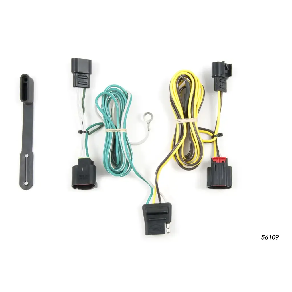 Custom Wiring Harness, 4-Way Flat, Select Dodge Journey without LED Lights Custom Wiring Harness, 4-Way Flat, Select Dodge Journey without LED Lights