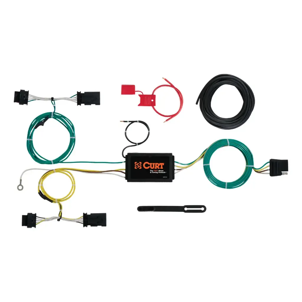 Custom Wiring Harness, 4-Way Flat Output, Select Jeep Renegade Custom Wiring Harness, 4-Way Flat Output, Select Jeep Renegade