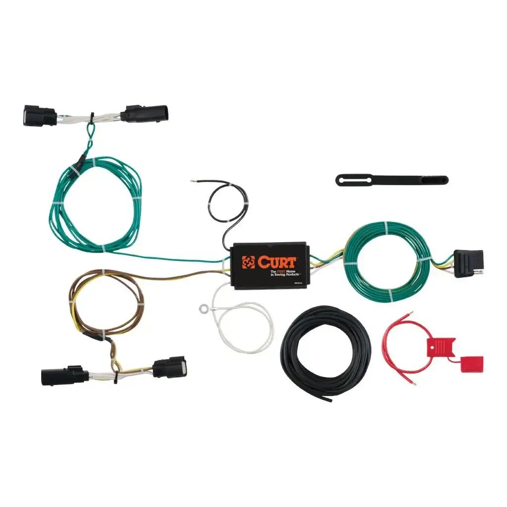 Custom Wiring Harness, 4-Way Flat Output, Select Ford Edge Custom Wiring Harness, 4-Way Flat Output, Select Ford Edge