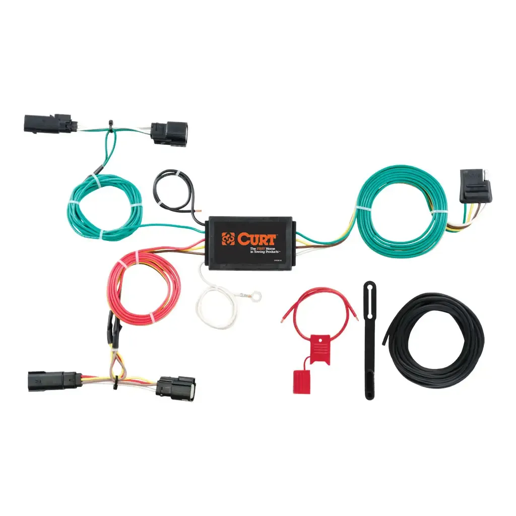 Custom Wiring Harness, 4-Way Flat Output, Select Ford Edge Titanium Custom Wiring Harness, 4-Way Flat Output, Select Ford Edge Titanium