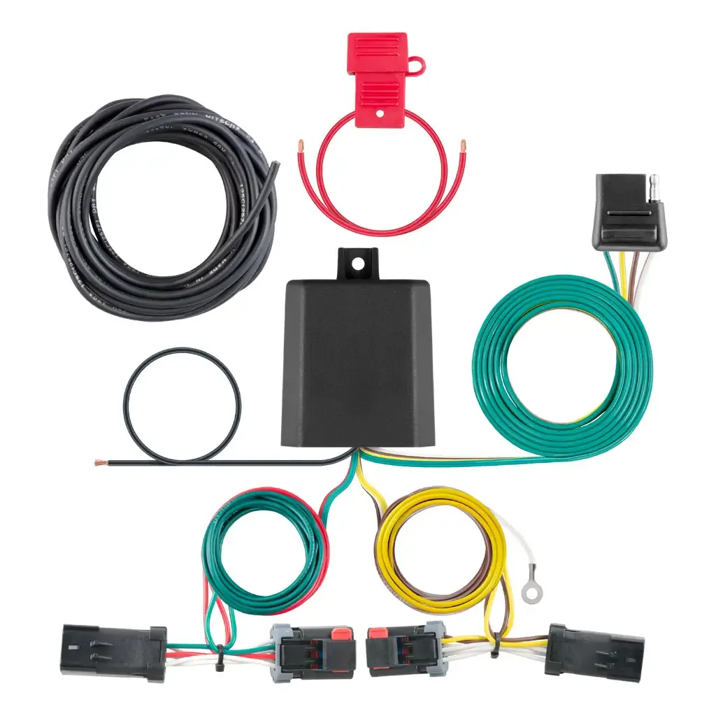 Custom Wiring Harness, 4-Way Flat Output, Select Jeep Compass Custom Wiring Harness, 4-Way Flat Output, Select Jeep Compass