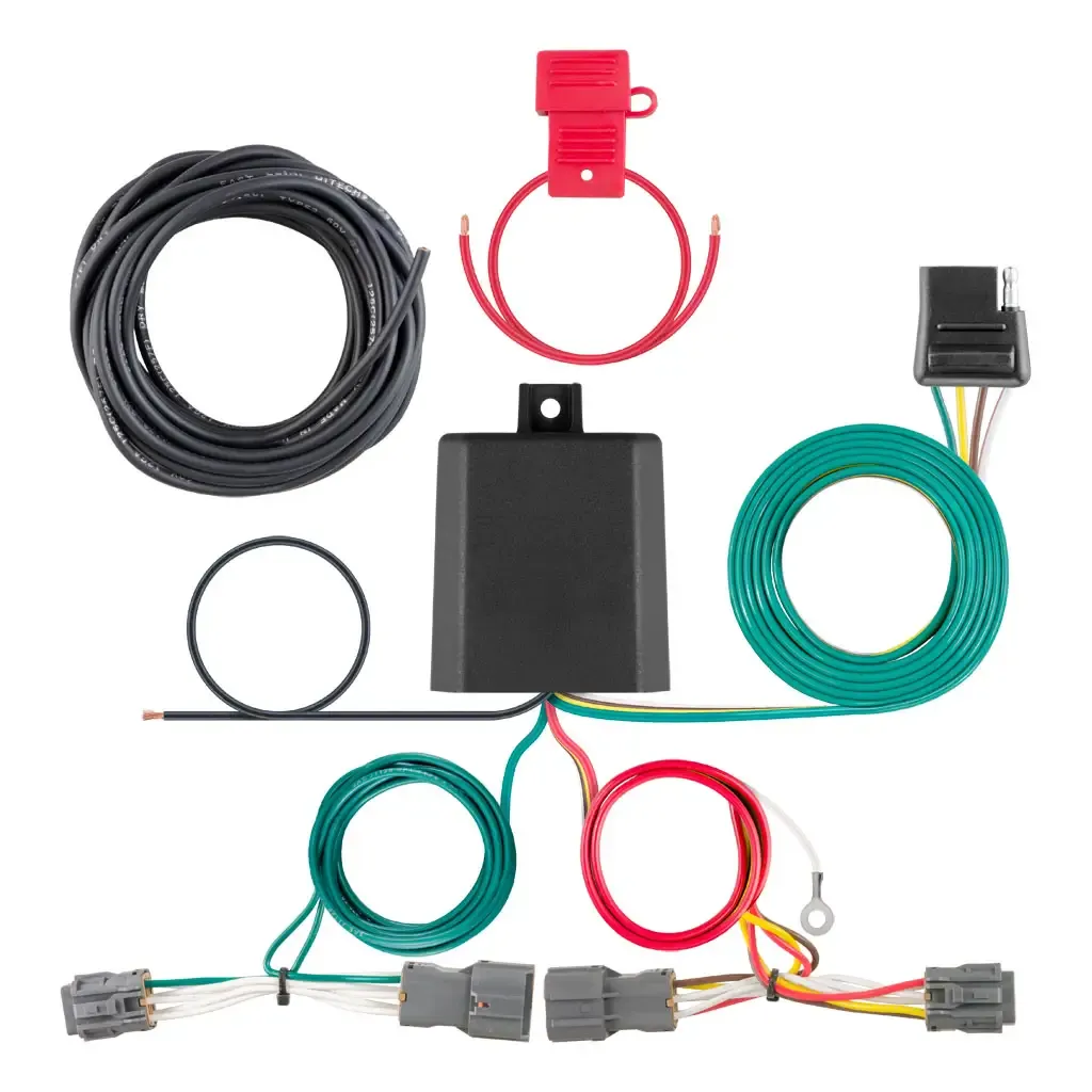 Custom Wiring Harness, 4-Way Flat Output, Select Hyundai Tucson Custom Wiring Harness, 4-Way Flat Output, Select Hyundai Tucson