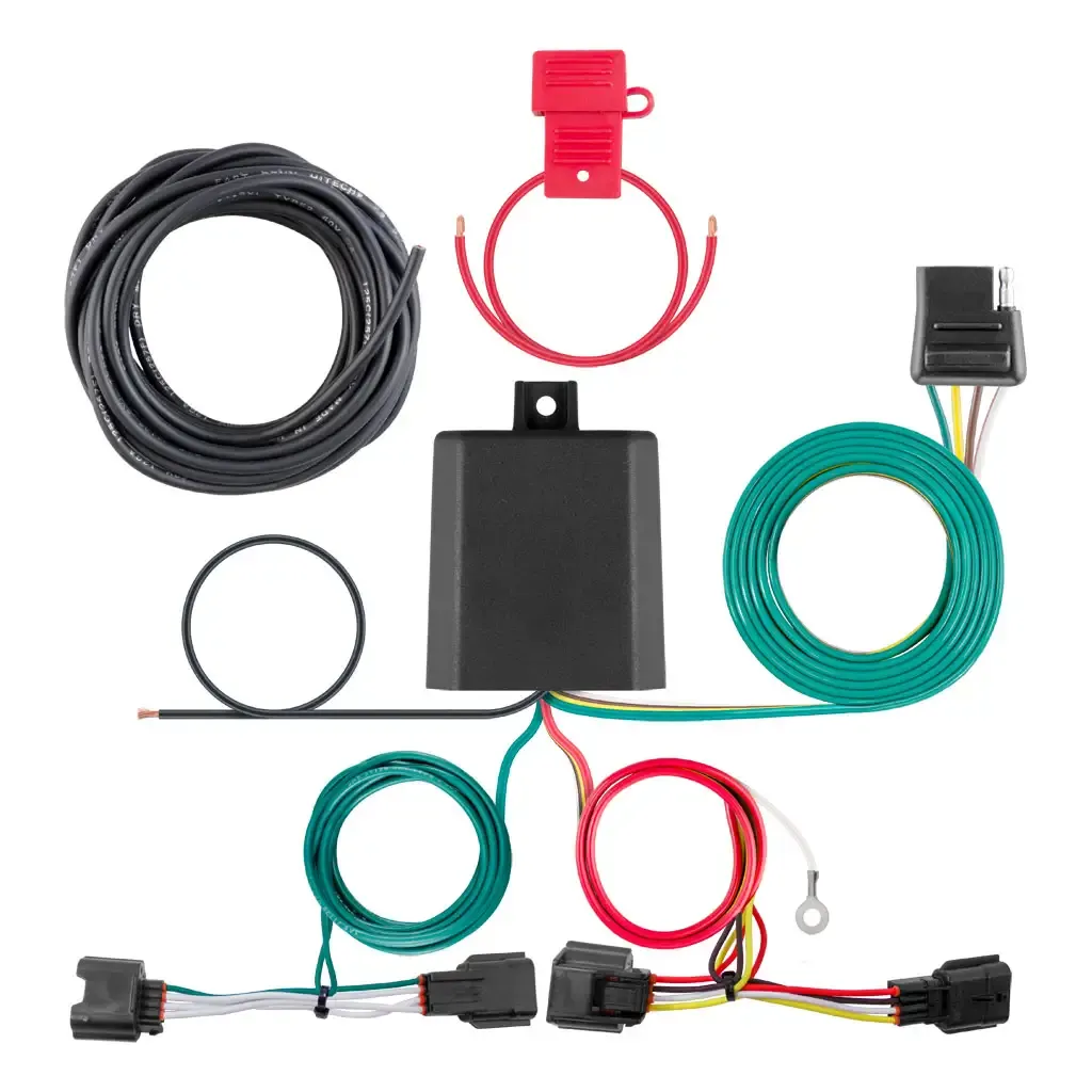 Custom Wiring Harness, 4-Way Flat Output, Select Nissan Rogue Sport Custom Wiring Harness, 4-Way Flat Output, Select Nissan Rogue Sport