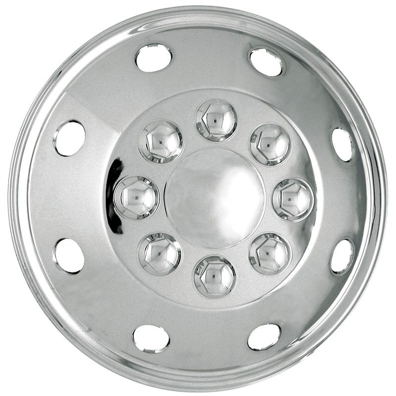 Coast To Coast IWCAL160SS Wheel Cover; 16 Inch; Stainless Steel; Set Of 4