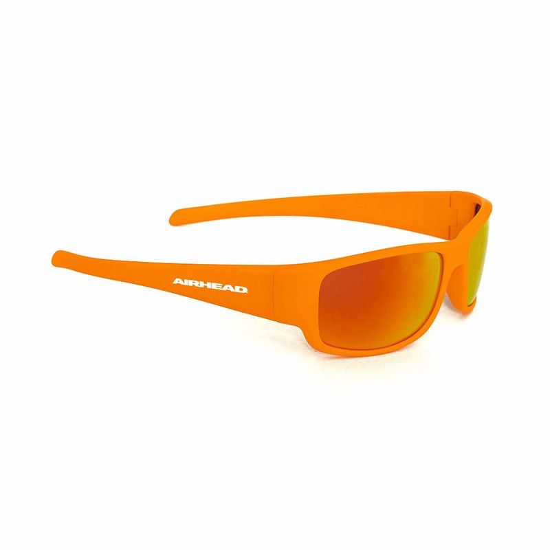 Airhead AHFS-S103 Sunglasses Sport Floating Polarized Orange Lens Orange Frame