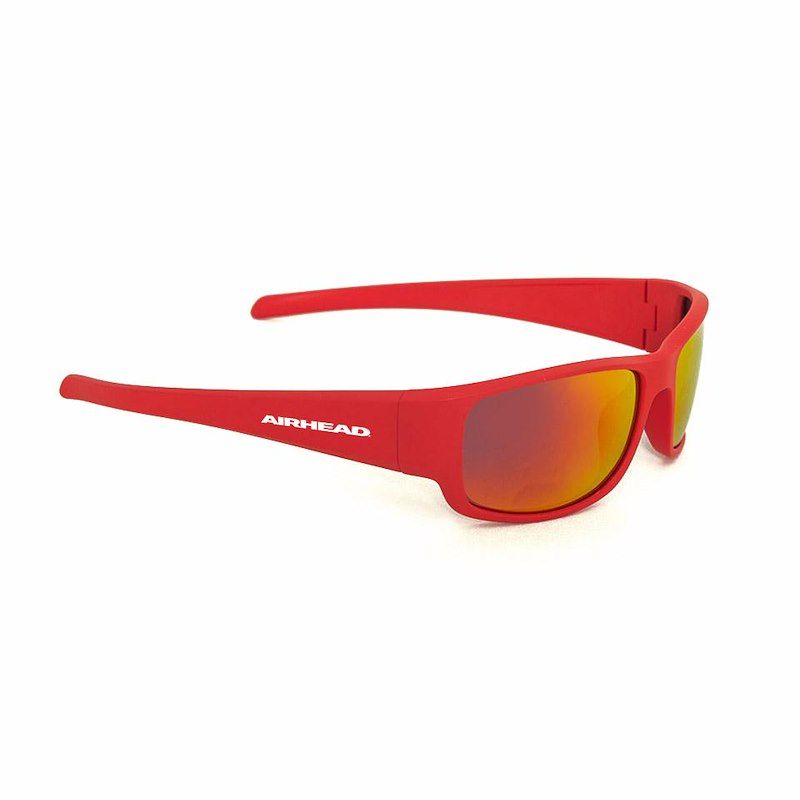 Airhead AHFS-S100 Sunglasses; Sport; Floating; Polarized; Red Lens; Red Frame; W
