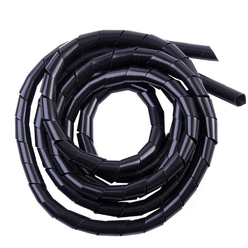 Ancor 452385 Wire Loom; Polyethylene; Black; With 100 Foot Length 3/8 Inch Diame