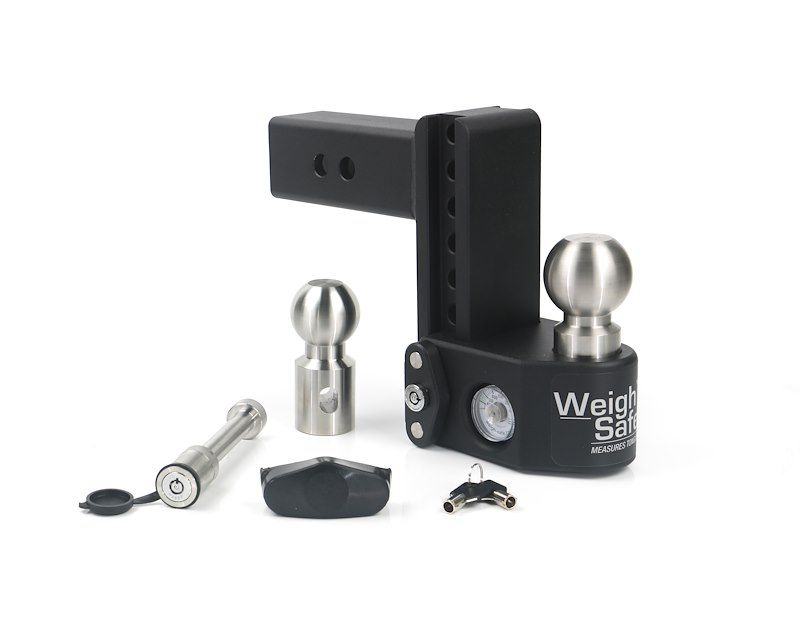Weigh Safe SWS6-2.5-KA Trailer Hitch Ball Mount; Fits 2-1/2 Inch Receiver; 18500
