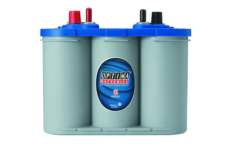 Optima Battery 8016-103 Battery; BLUETOP ®; D34M BCI Group Number; Marine Deep C Optima Battery 8016-103 Battery; BLUETOP ®; D34M BCI Group Number; Marine Deep C