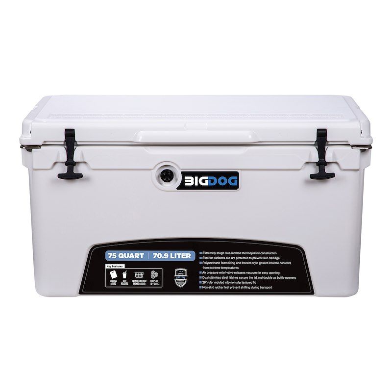 Husky Towing BDC75 Beverage Cooler; Big Dog; 75 Quart/ 96 Can Capacity/ 34 Inch Husky Towing BDC75 Beverage Cooler; Big Dog; 75 Quart/ 96 Can Capacity/ 34 Inch