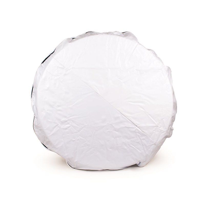 Camco 45346 Spare Tire Cover; Fits 27 Inch Diameter Tires; Solid; Arctic White; Camco 45346 Spare Tire Cover; Fits 27 Inch Diameter Tires; Solid; Arctic White;