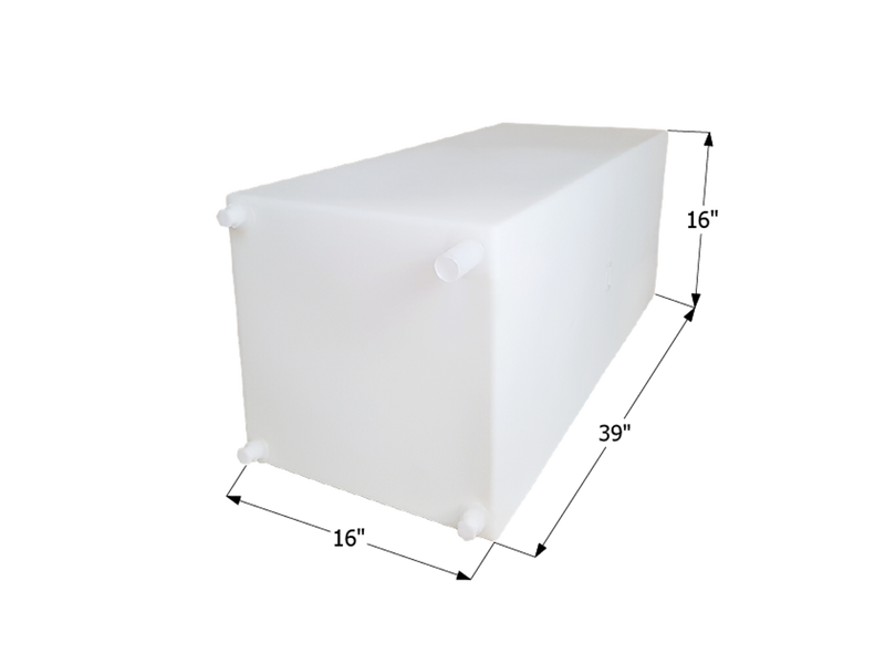 Icon (I6S) 12725 Fresh Water Tank 40 Gallon Capacity Roto Molded Icon (I6S) 12725 Fresh Water Tank 40 Gallon Capacity Roto Molded