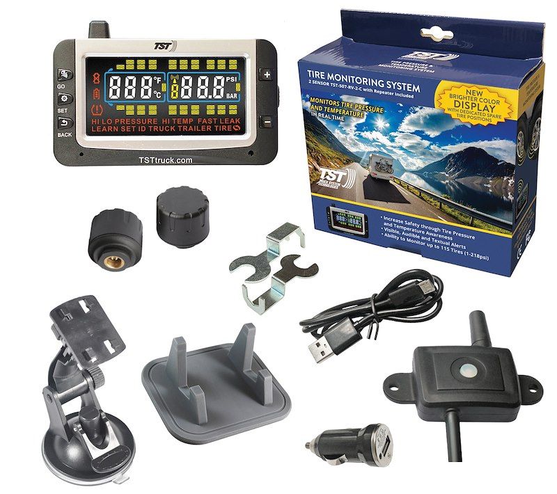 Truck System Technology (TST) TST-507-RV-2-C Tire Pressure Monitoring System - Truck System Technology (TST) TST-507-RV-2-C Tire Pressure Monitoring System -