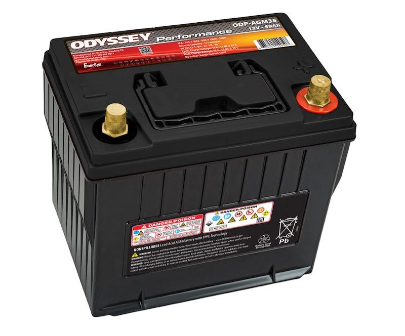 Odyssey Battery (O22) ODP-AGM35 Battery Performance Series 35 BCI Group Size 12 Odyssey Battery (O22) ODP-AGM35 Battery Performance Series 35 BCI Group Size 12