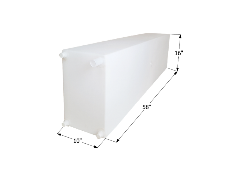 Icon (I6S) 12721 Fresh Water Tank 38 Gallon Capacity Roto Molded