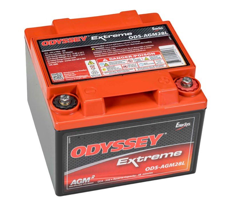 Odyssey Battery (O22) ODS-AGM28L Battery Extreme Series 12 Volt 6.6 Inch Length Odyssey Battery (O22) ODS-AGM28L Battery Extreme Series 12 Volt 6.6 Inch Length
