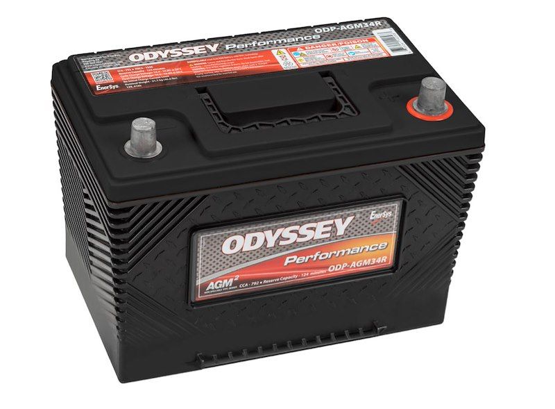 Odyssey Battery (O22) ODP-AGM34R Battery Performance Series 34 BCI Group Size Odyssey Battery (O22) ODP-AGM34R Battery Performance Series 34 BCI Group Size