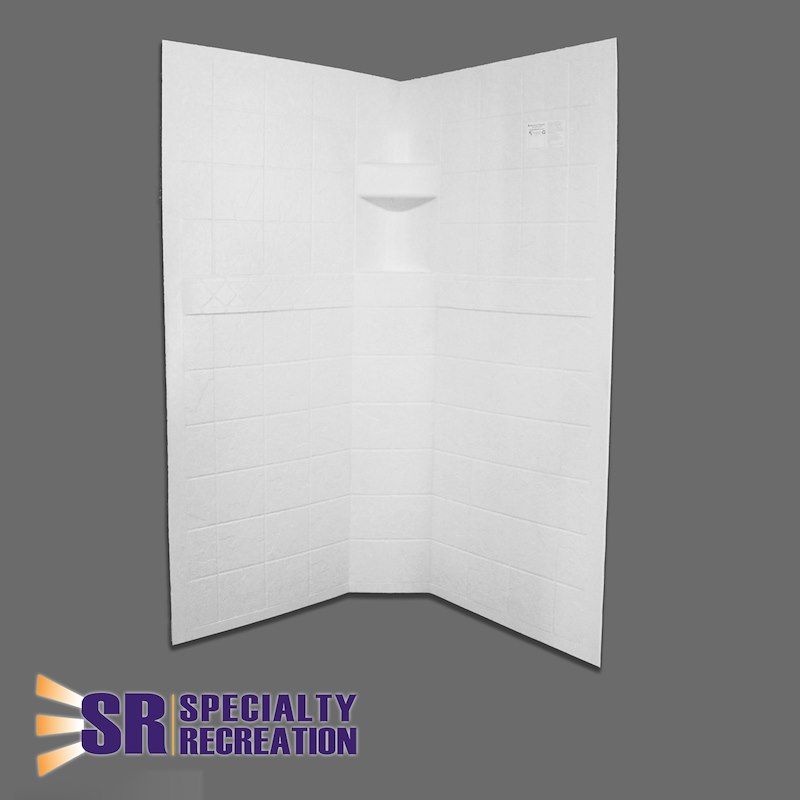 Specialty Recreation (B1G) NSW3636W Shower Surround 3 Piece Neo Angle