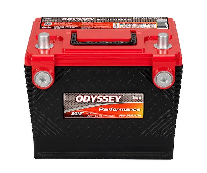 Odyssey Battery (O22) ODP-AGM75 86 Battery Performance Series 72 BCI Group Size