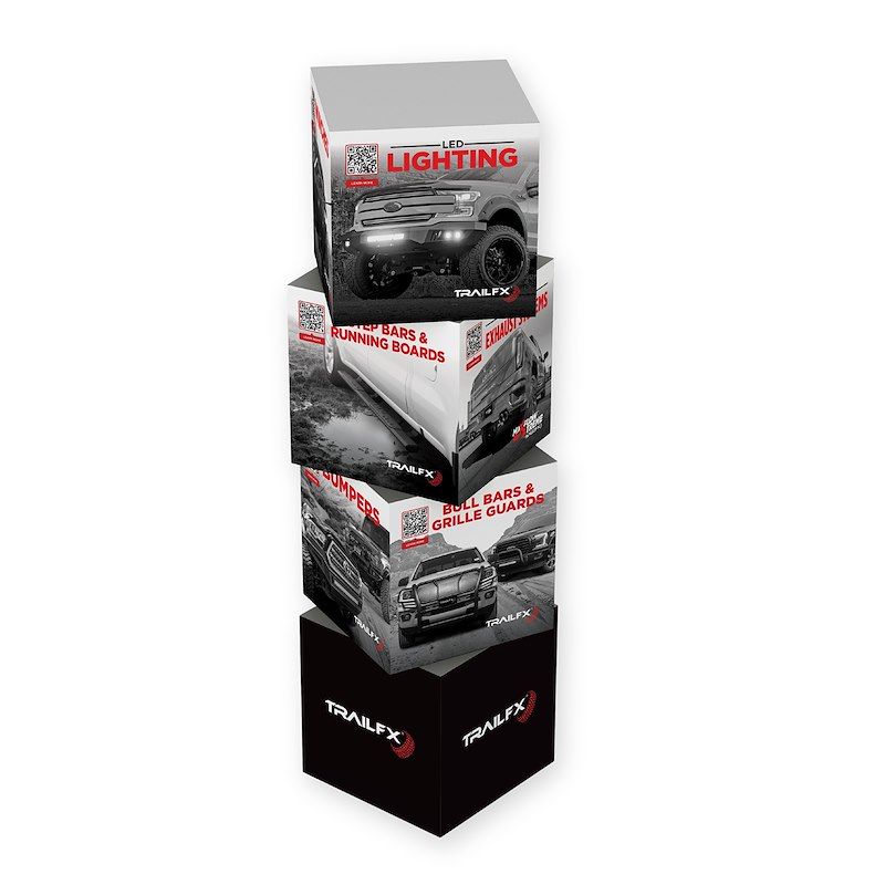 TrailFX (T83) TFXCUBES Point Of Purchase Display TFX Point of Purchase Display