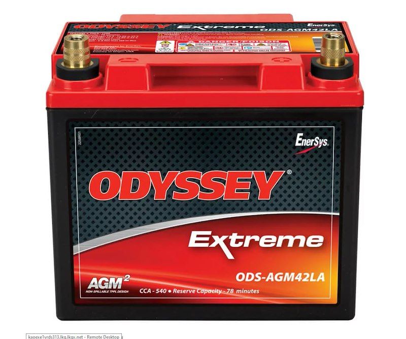 Odyssey Battery (O22) ODS-AGM42LA Battery Extreme Series AGM Absorbed Glass Mat Odyssey Battery (O22) ODS-AGM42LA Battery Extreme Series AGM Absorbed Glass Mat