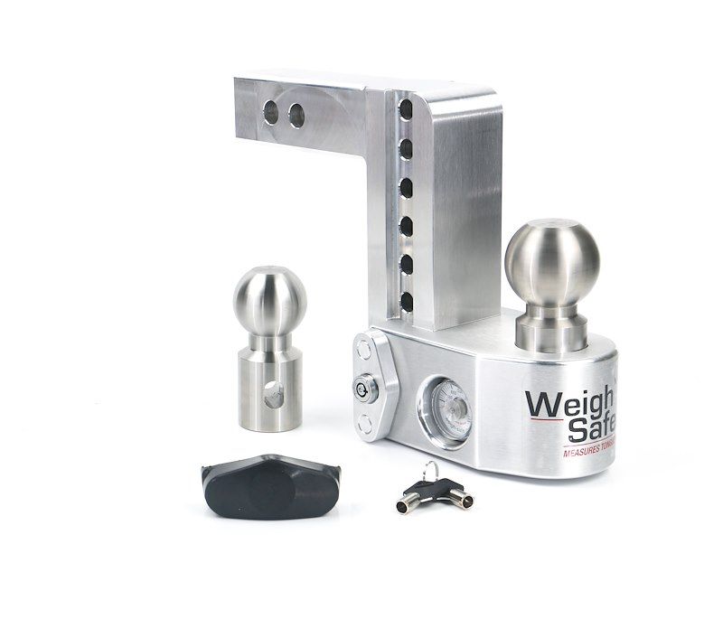 Weigh Safe (WSF) WS6-2 Trailer Hitch Ball Mount Fits 2 Inch Receiver