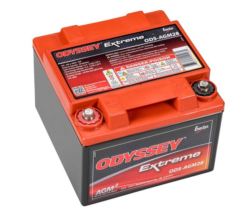 Odyssey Battery (O22) ODS-AGM28 Battery Extreme Series 12 Volt 6.6 Inch Length Odyssey Battery (O22) ODS-AGM28 Battery Extreme Series 12 Volt 6.6 Inch Length