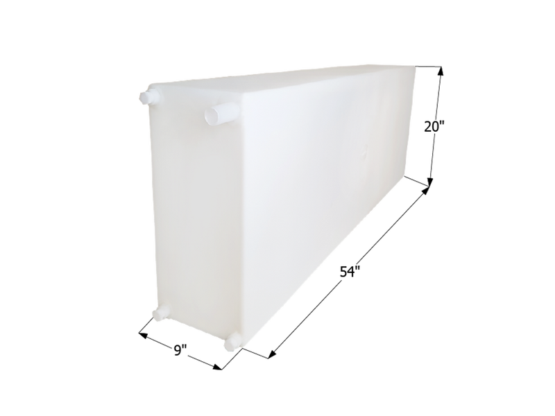 Icon (I6S) 12714 Fresh Water Tank 39 Gallon Capacity Roto Molded
