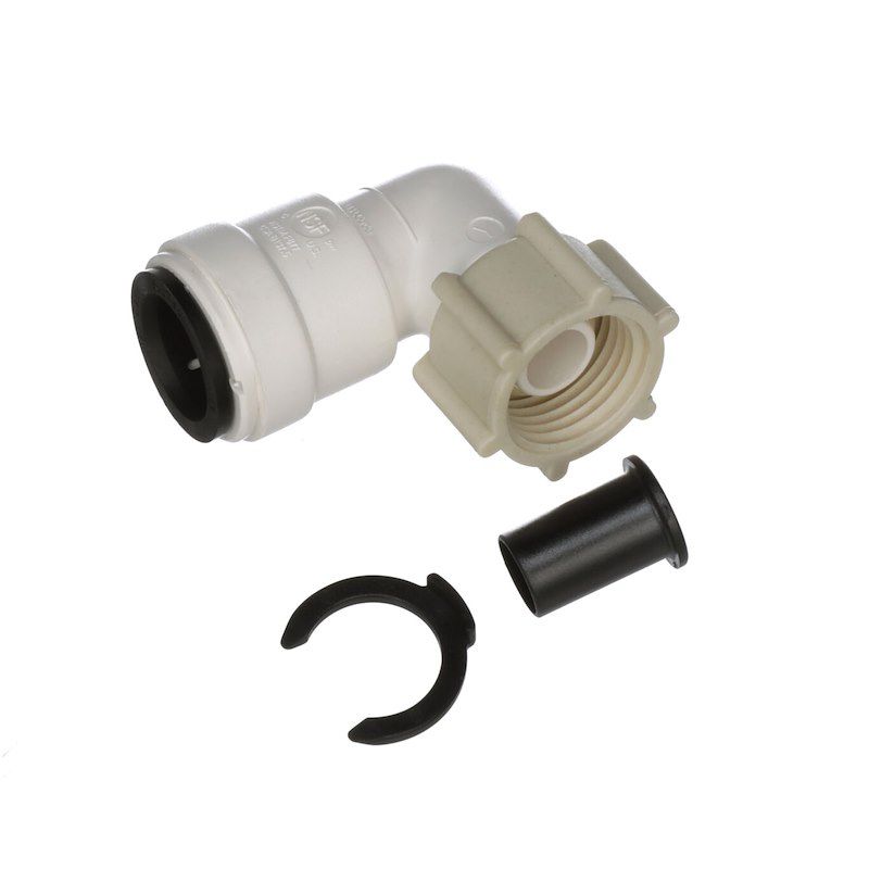 AquaLock 10-8171 1/2” Push-to-Connect 90° Elbow | 1/2” NPS Female Swivel