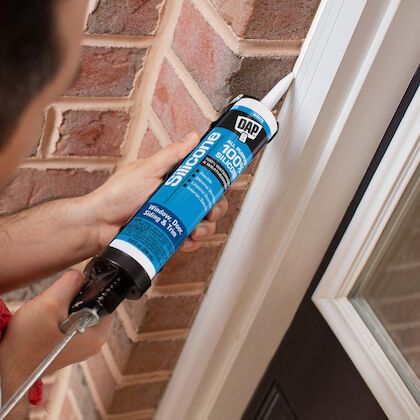 Caulk Sealant; Used To Seal Around Windows/ Doors/ Siding/ Trim/ Gutter/ Vents/