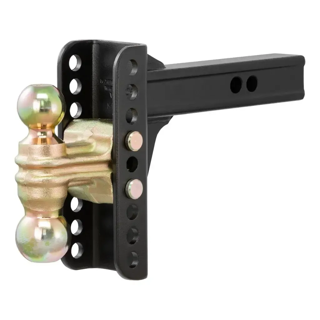 Adjustable Channel Mount with Dual Ball (2 Adjustable Channel Mount with Dual Ball (2" Shank, 14,000 lbs., 6" Drop)
