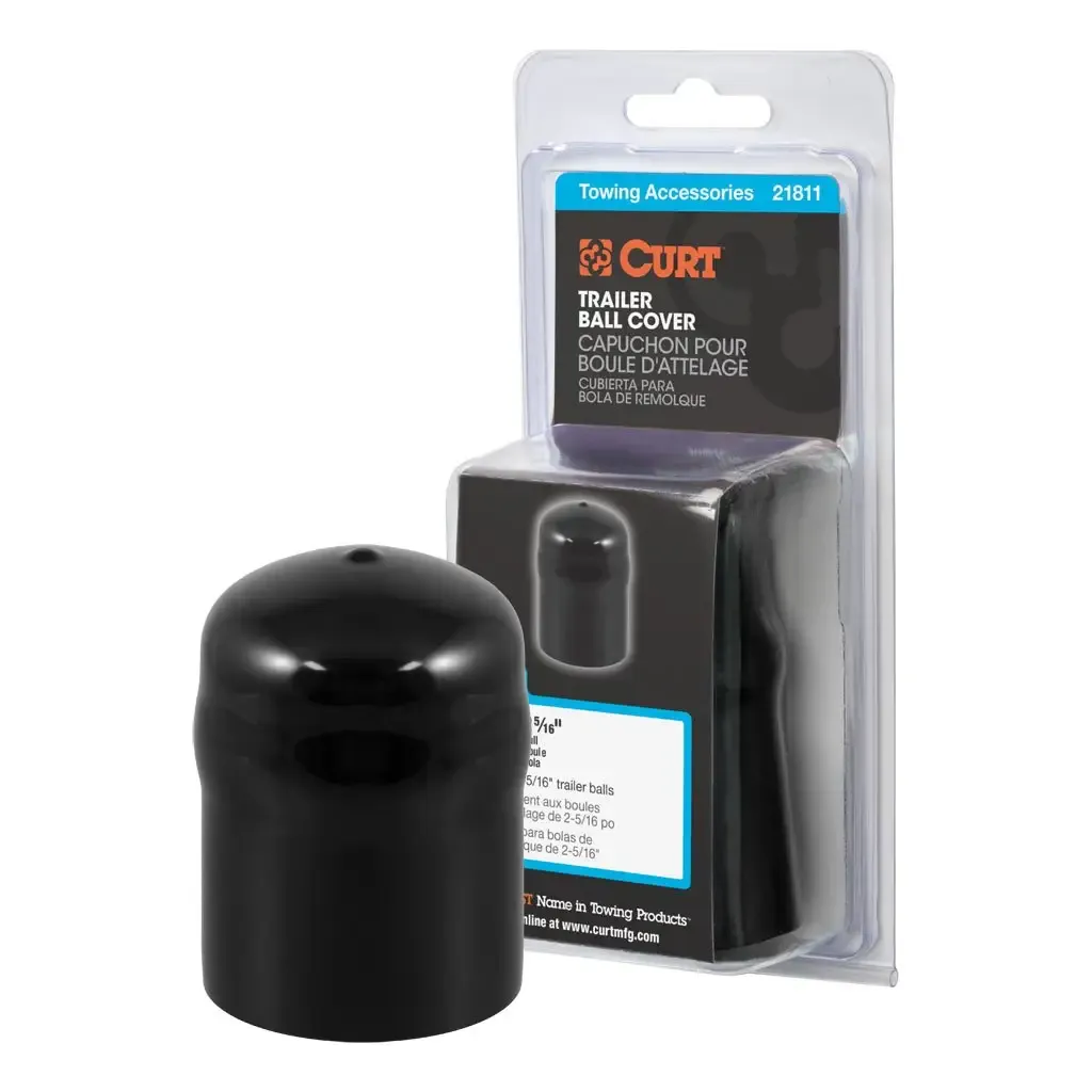 Trailer Ball Cover (Fits 2-5/16 Trailer Ball Cover (Fits 2-5/16" Balls, Black Rubber, Packaged)