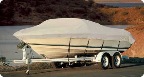 Taylor Made 70190 Boat Cover; BoatGuard ®; Used For Trailering; V-Hull Bass Boat
