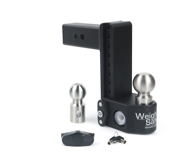 Weigh Safe SWS8-2.5 Trailer Hitch Ball Mount; Fits 2-1/2 Inch Receiver; 18500 Gr