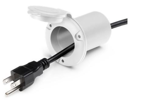 Pro Mariner 51310 Power Cord Plug Housing; For All Standard 120 Volt AC Plugs; W Pro Mariner 51310 Power Cord Plug Housing; For All Standard 120 Volt AC Plugs; W