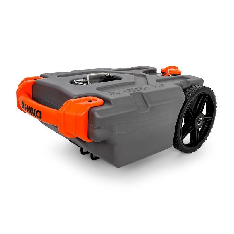 Camco 39000 Portable Waste Holding Tank; Rhino ™ Tote Tanks; 15 Gallon; 2 Wheel