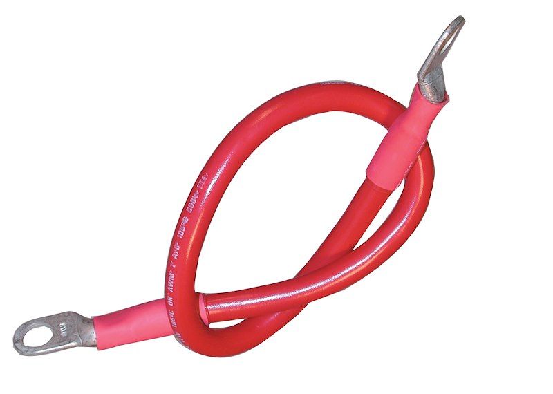 Ancor 189131 Battery Cable; Marine Grade®; Eyelet Terminal; Red Positive; Tinned