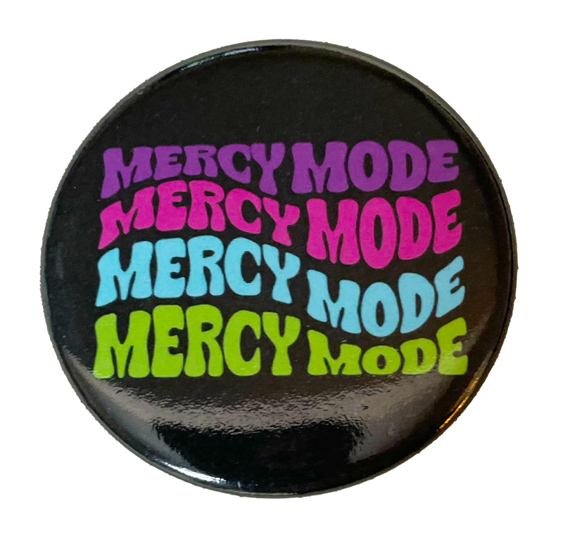 Mercy Mode Logo Button Pin