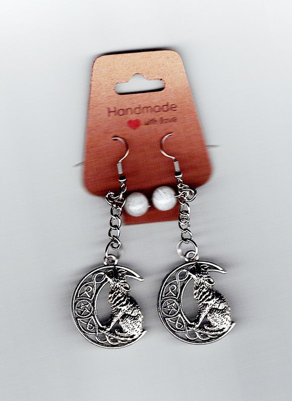 Wolf Earrings