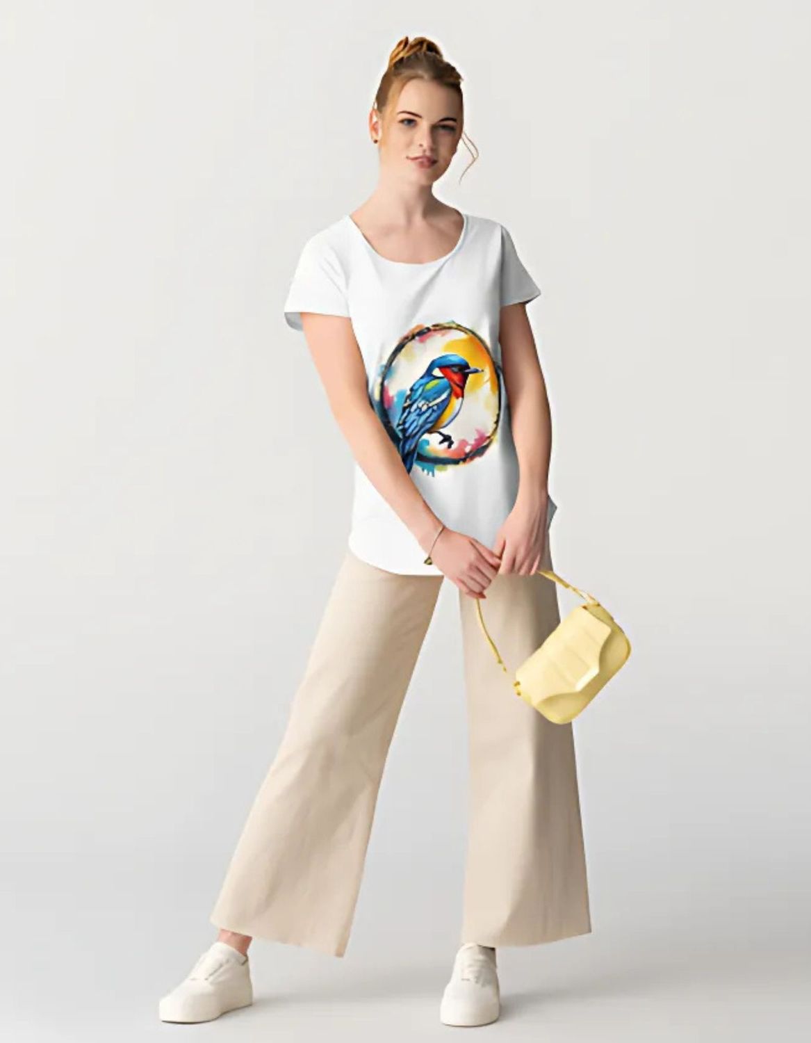 SAMPLE. Blue Denim Long Skirt