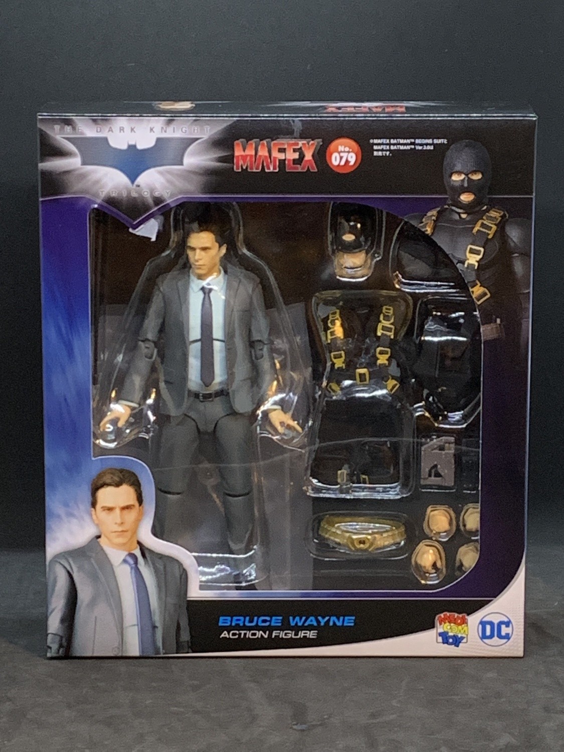 Medicom MAFEX Bruce Wayne - The Dark Knight Trilogy Ver. No. 079