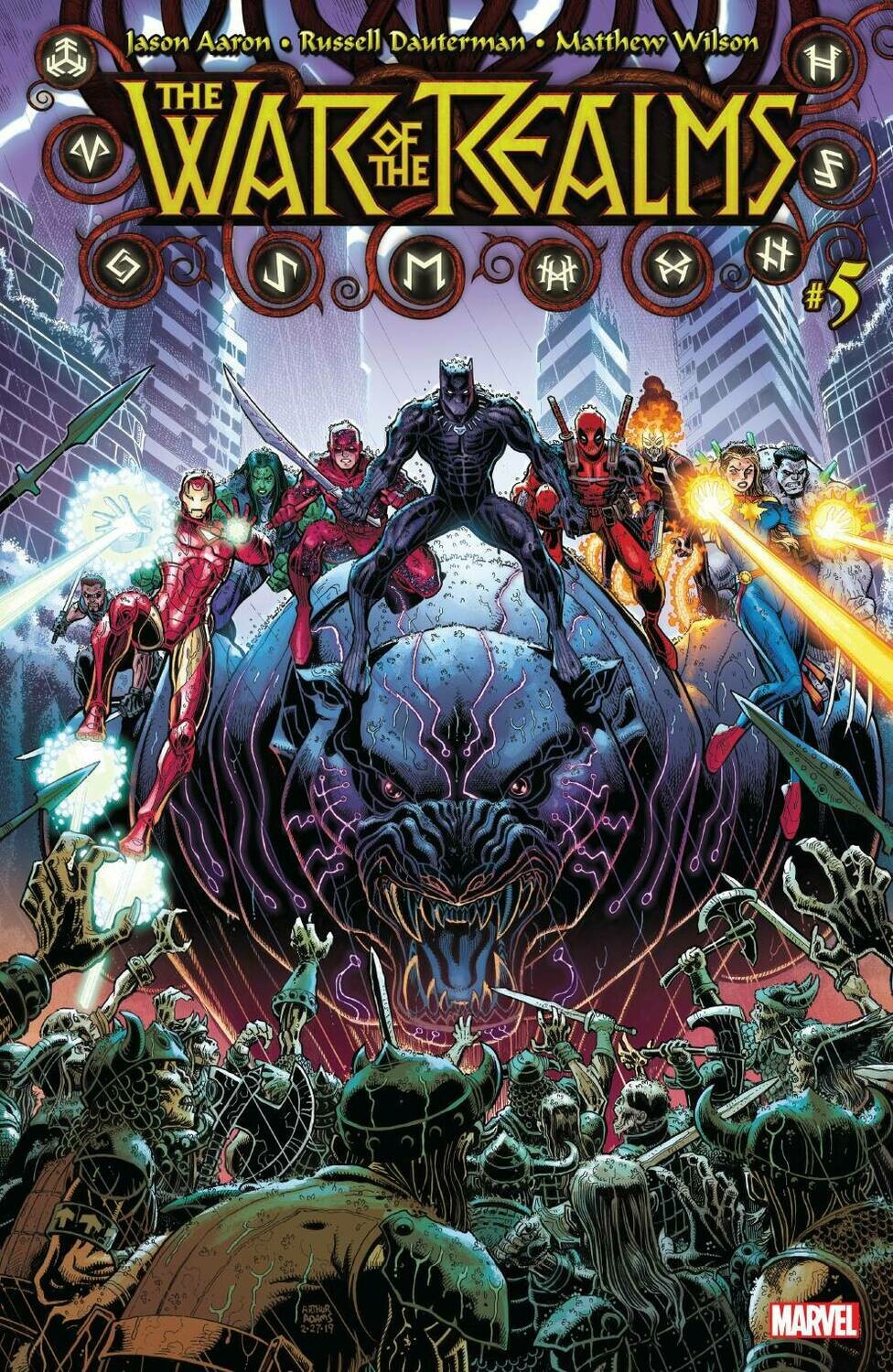 WAR OF REALMS #5 (OF 6) WR
MARVEL COMICS
(5th June 2019), COVER: 1st Print